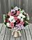 Букет цветов из: Альстромерии, Гвоздики, Розы и Хризантемы в Латной