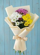 Букет цветов из:  Хризантемы #REPLACE_PRED# Латной