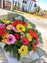 Букет цветов из:  Герберы #REPLACE_PRED# Латной