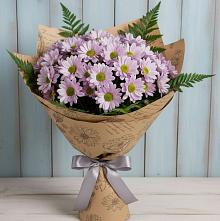 Букет цветов из:  Хризантемы #REPLACE_PRED# Латной