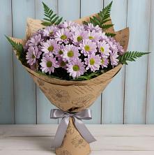 Букет цветов из:  Хризантемы в Латной