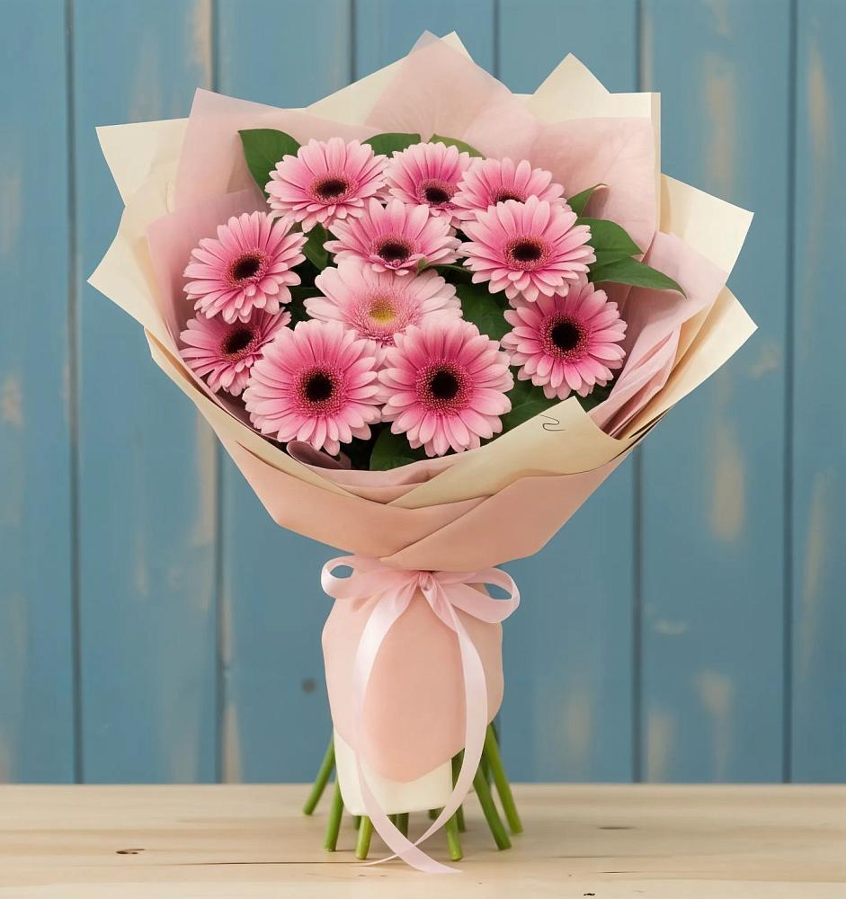 Букет цветов из: Герберы в Латной