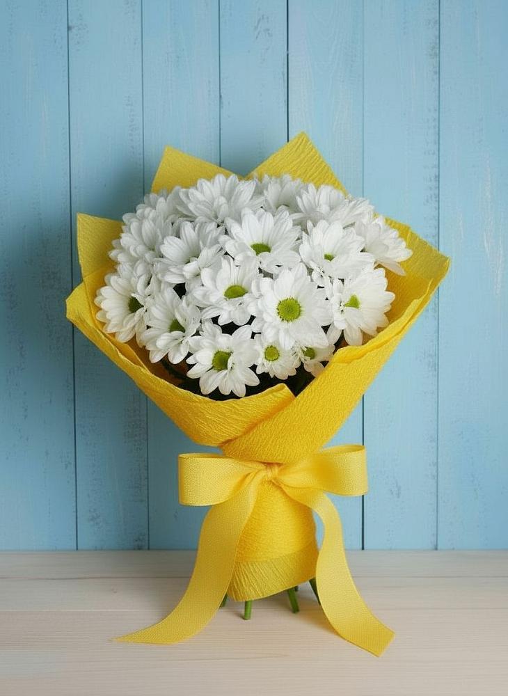 Букет цветов из: Хризантемы в Латной