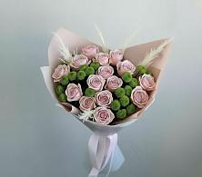 Букет цветов из:  Розы и Хризантемы #REPLACE_PRED# Латной