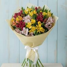 Букет цветов из:  Альстромерии в Латной
