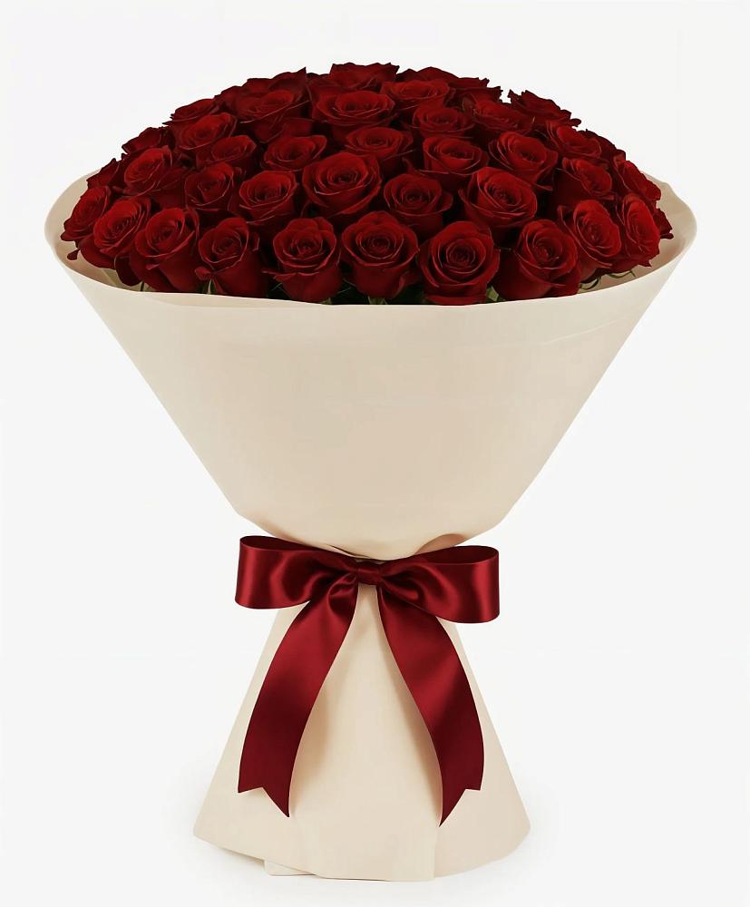 Букет 101 Бордовая роза Блэк Бакарра в Латной