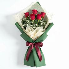 Букет цветов из:  Розы в Латной